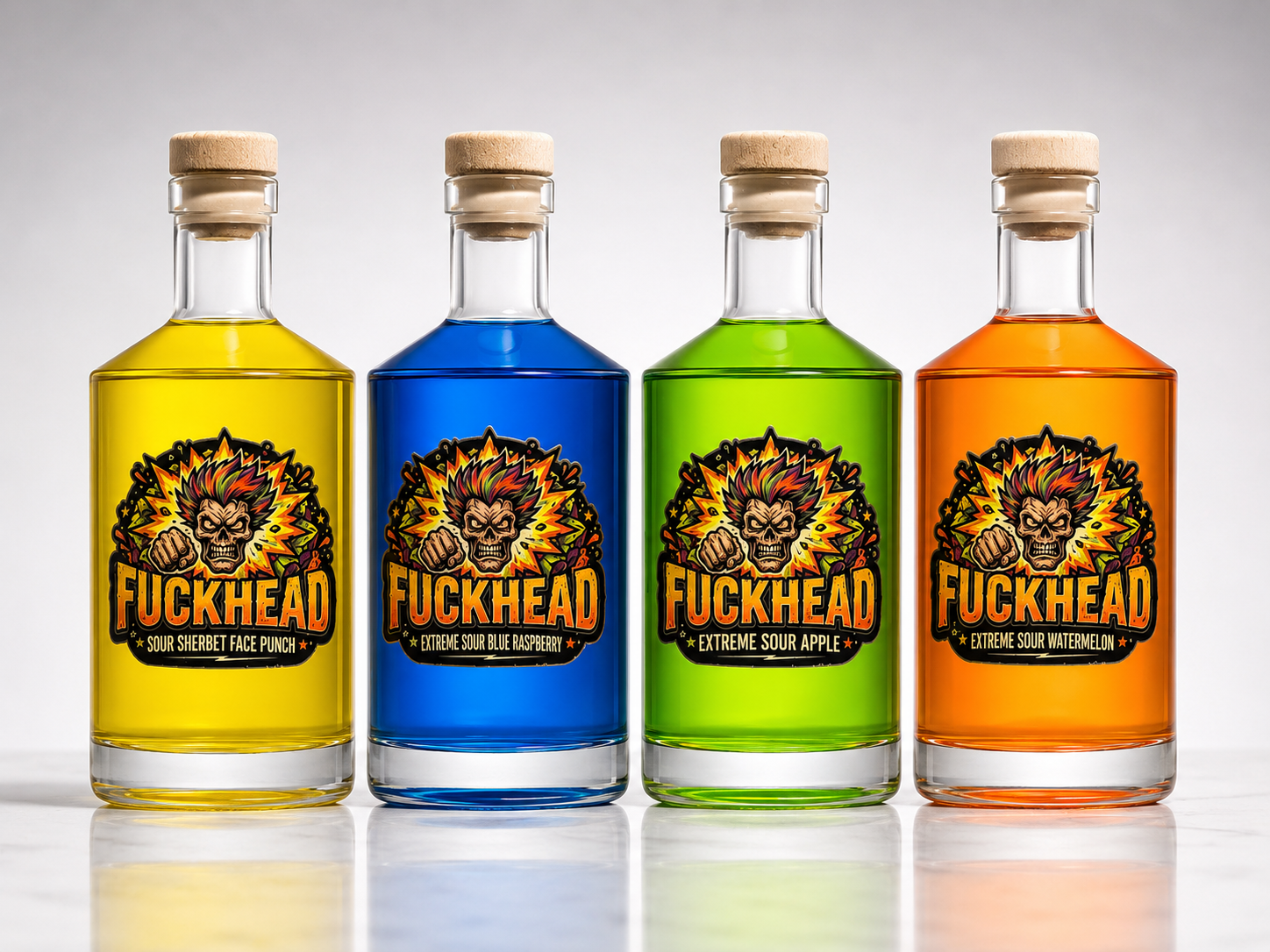 FUCKHEAD Ultra Sour bottles