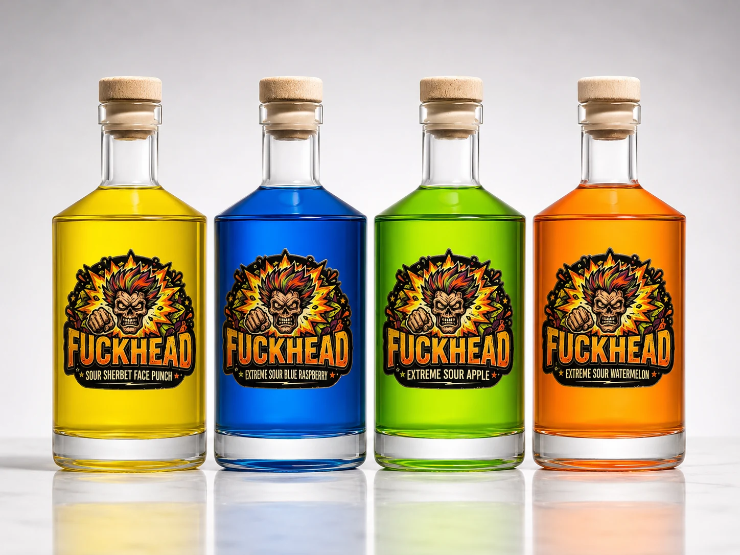 FUCKHEAD Ultra Sour bottles